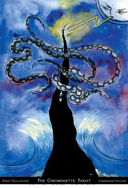 Tarotkaart 'De Toren'