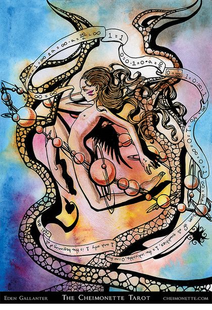 Tarotkaart 'De Wereld'