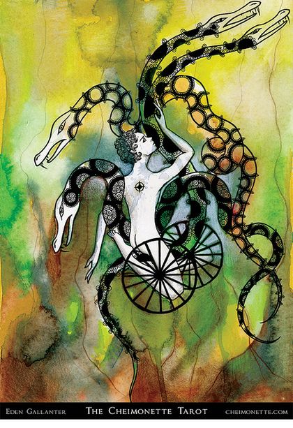 Tarotkaart 'De Zegewagen'