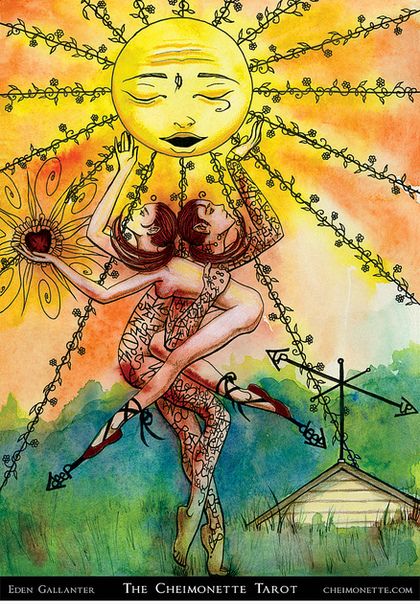 Tarotkaart 'De Zon'