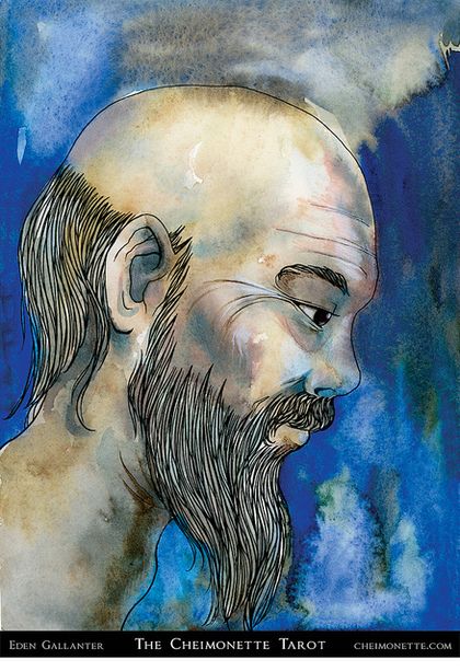 Tarotkaart 'Koning van Kelken'