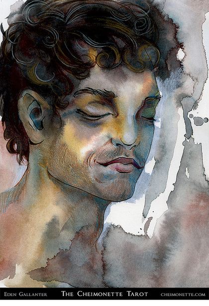 Tarotkaart 'Koning van Pentagrammen'