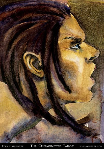 Tarotkaart 'Koning van Staven'