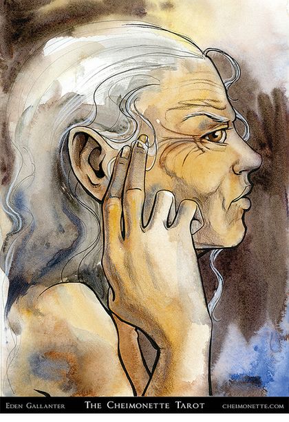 Tarotkaart 'Koningin van Staven'