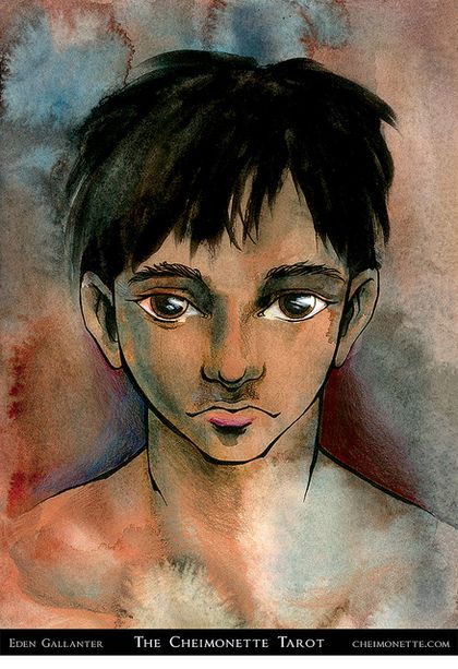 Tarotkaart 'Ridder van Pentagrammen'