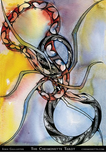 Tarotkaart 'Zes van Staven'