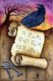 Tarotkaart 'Aas van Zwaarden'