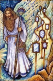 Tarotkaart 'Acht van Kelken'