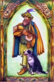 Tarotkaart 'Koning van Pentagrammen'