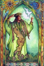 Tarotkaart 'Ridder van Pentagrammen'