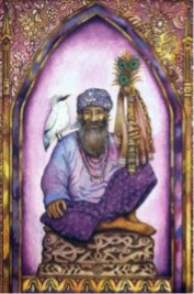 Tarotkaart 'Ridder van Zwaarden'