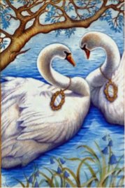 Tarotkaart 'Twee van Kelken'