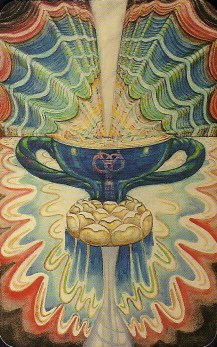 Tarotkaart 'Aas van Kelken'