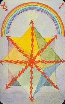 Tarotkaart 'Acht van Staven'
