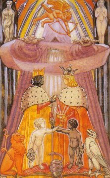 Tarotkaart 'De Geliefden'