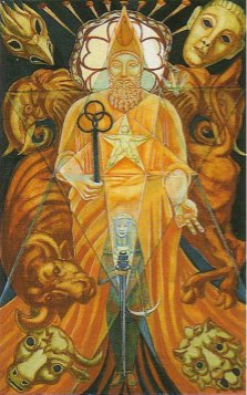 Tarotkaart 'De Hierofant'