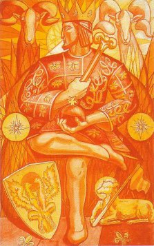 Tarotkaart 'De Keizer'