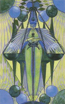 Tarotkaart 'Gerechtigheid'