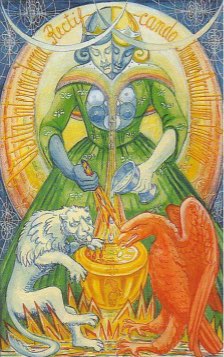 Tarotkaart 'Matigheid'