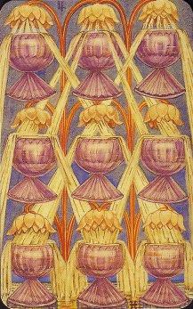Tarotkaart 'Negen van Kelken'