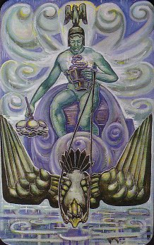 Tarotkaart 'Ridder van Kelken'