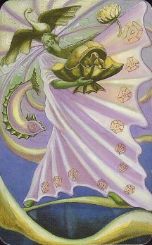 Tarotkaart 'Schildknaap van Kelken'