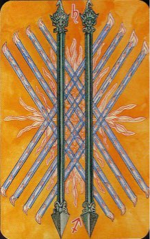 Tarotkaart 'Tien van Staven'