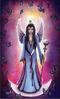 Tarotkaart 'De Hogepriesteres'