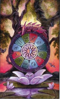 Tarotkaart 'Het Rad van Fortuin'