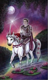 Tarotkaart 'Ridder van Kelken'