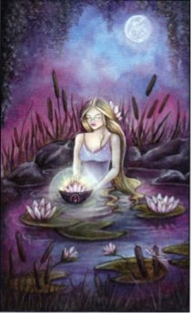 Tarotkaart 'Schildknaap van Kelken'