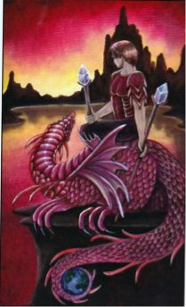 Tarotkaart 'Twee van Staven'