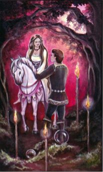 Tarotkaart 'Vier van Staven'