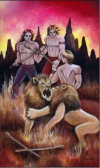 Tarotkaart 'Vijf van Staven'