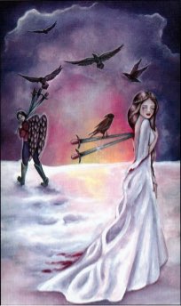 Tarotkaart 'Vijf van Zwaarden'