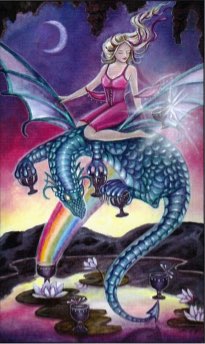 Tarotkaart 'Zeven van Kelken'