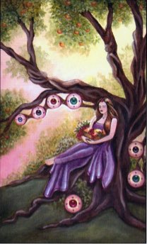 Tarotkaart 'Zeven van Pentagrammen'