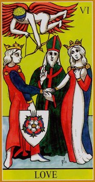 Tarotkaart 'De Geliefden'