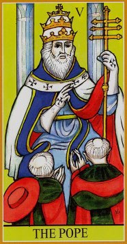 Tarotkaart 'De Hierofant'
