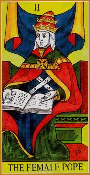 Tarotkaart 'De Hogepriesteres'