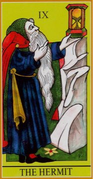 Tarotkaart 'De Kluizenaar'