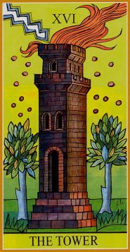 Tarotkaart 'De Toren'