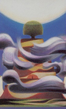 Tarotkaart 'Aas van Kelken'