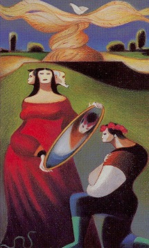 Tarotkaart 'De Kluizenaar'