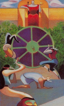 Tarotkaart 'Het Rad van Fortuin'