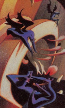 Tarotkaart 'Negen van Zwaarden'