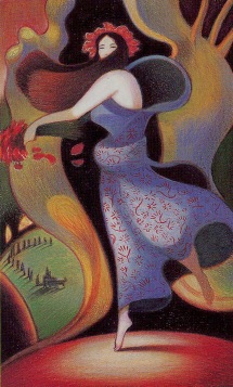 Tarotkaart 'Ridder van Pentagrammen'