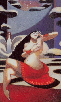 Tarotkaart 'Tien van Pentagrammen'