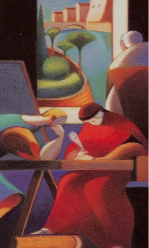 Tarotkaart 'Twee van Staven'