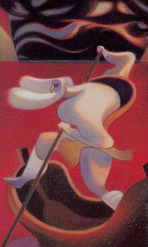 Tarotkaart 'Twee van Zwaarden'